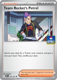 Team Rocket's Petrel - 176/182 (GYM)