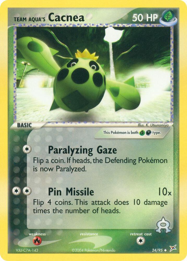 Team Aqua's Cacnea - 24/95