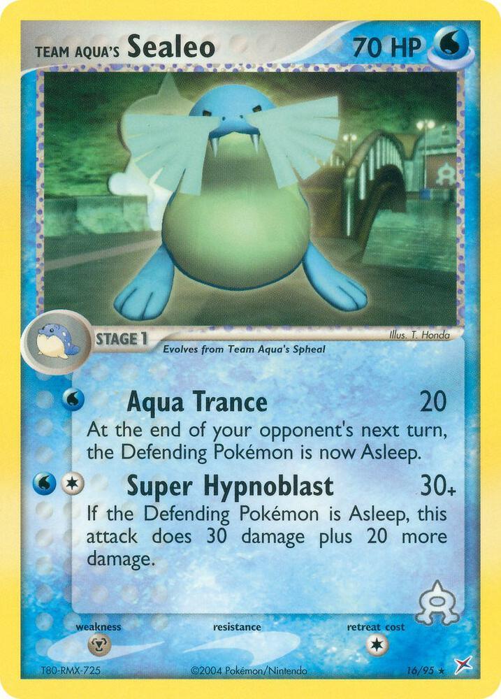 Team Aqua's Sealeo - 16/95