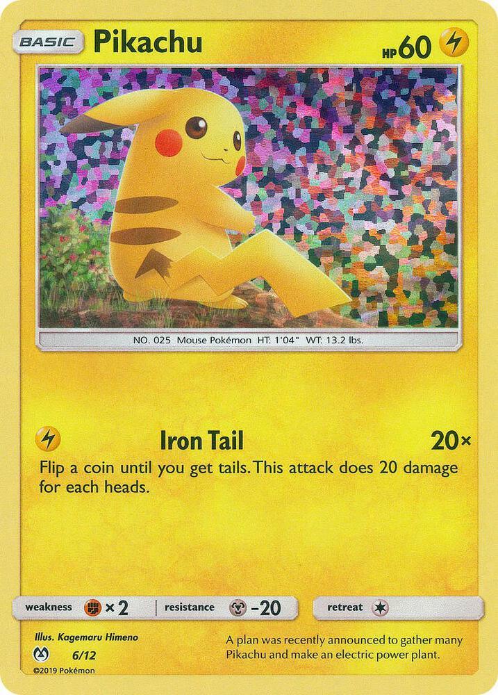 Pikachu - 6/12