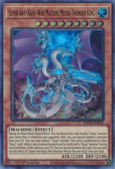 Super Anti-Kaiju War Machine Mecha-Thunder-King