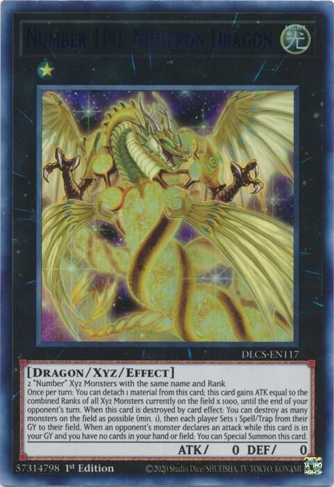 Number 100: Numeron Dragon (Blue)