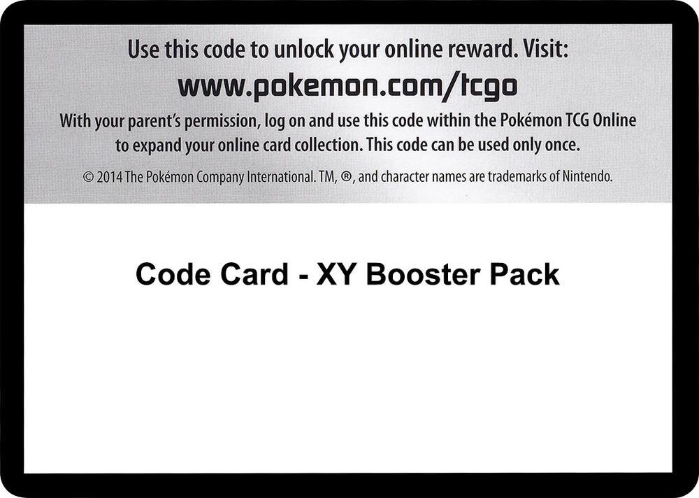 Code Card - XY Booster Pack