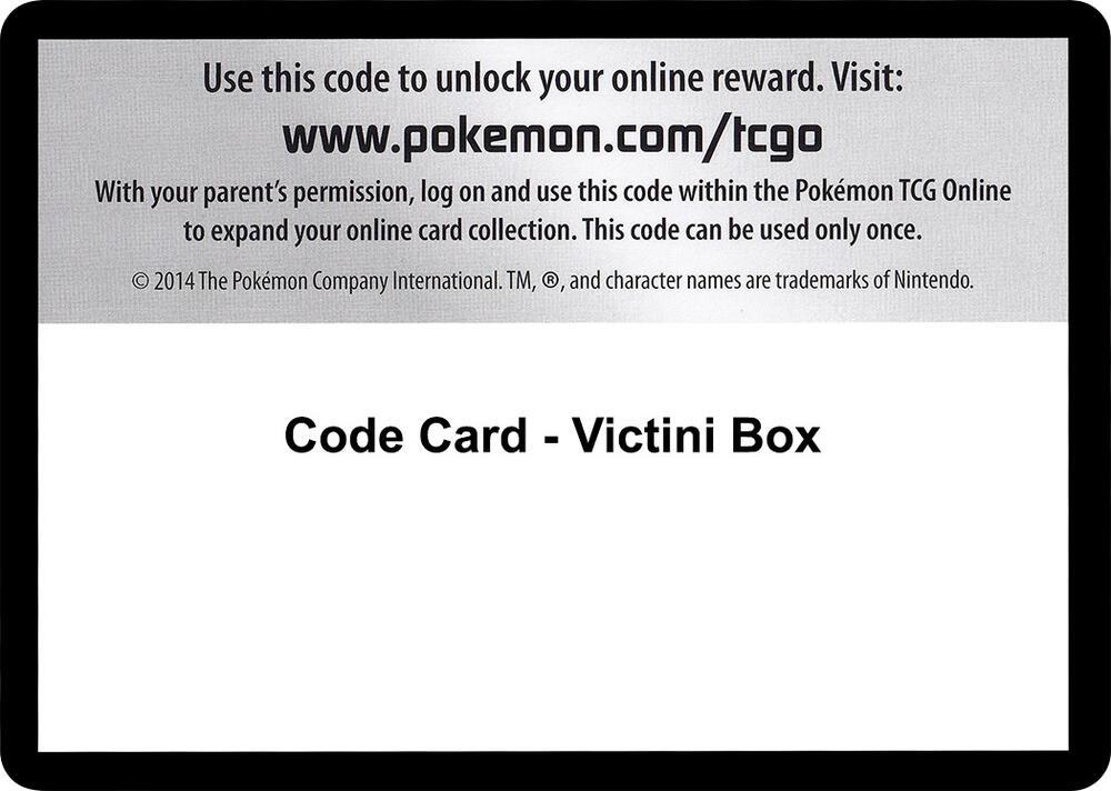 Code Card - Victini Box