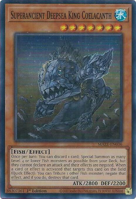Superancient Deepsea King Coelacanth