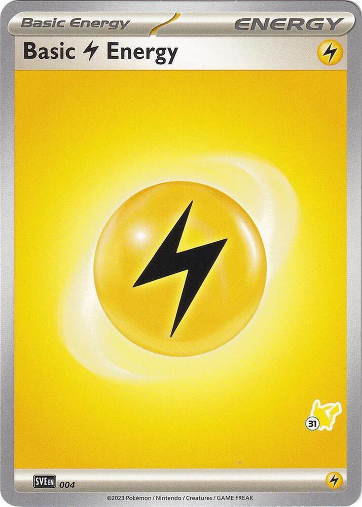 Basic Lightning Energy - Pikachu 31