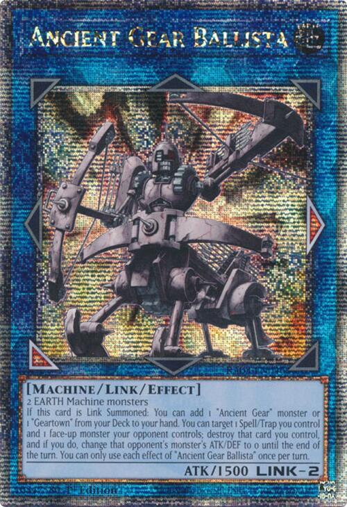 Ancient Gear Ballista (Quarter Century Secret Rare)