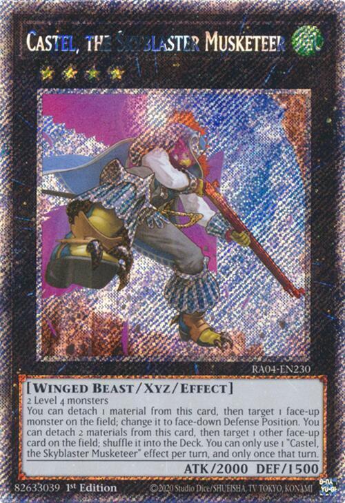 Castel, the Skyblaster Musketeer (Platinum Secret Rare)