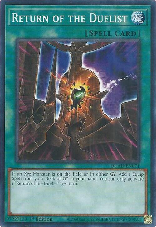 Return of the Duelist (card)