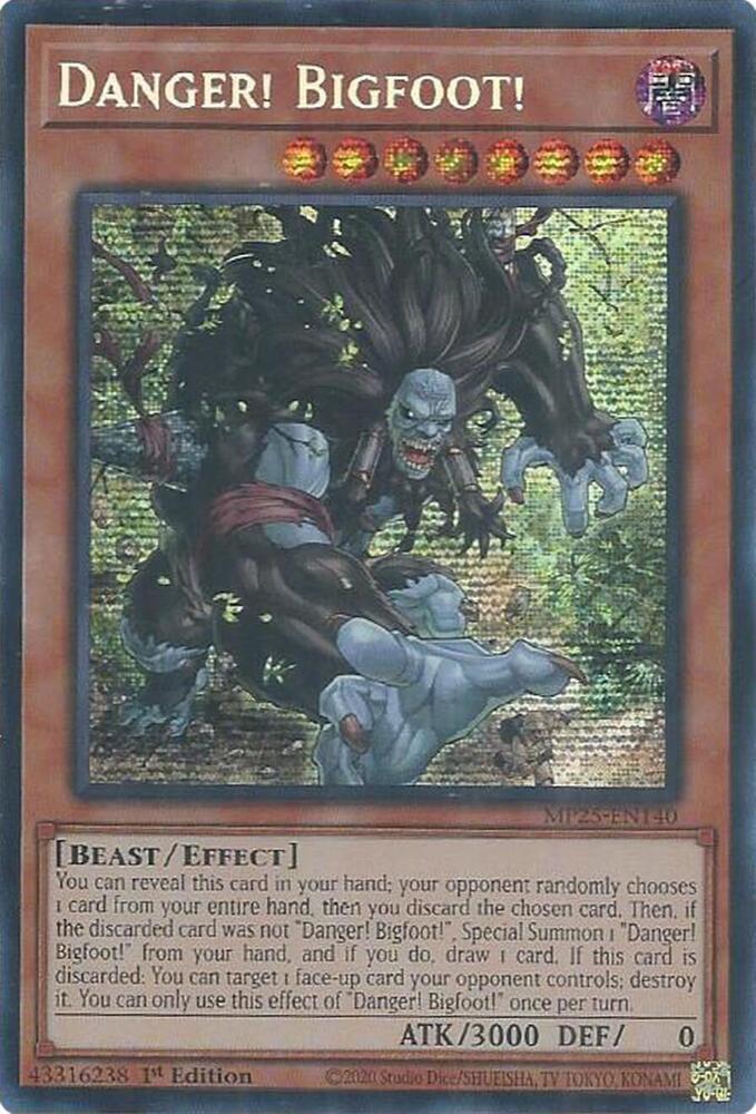 Danger! Bigfoot!